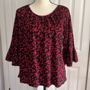 Michael Kors Red Hearts Top